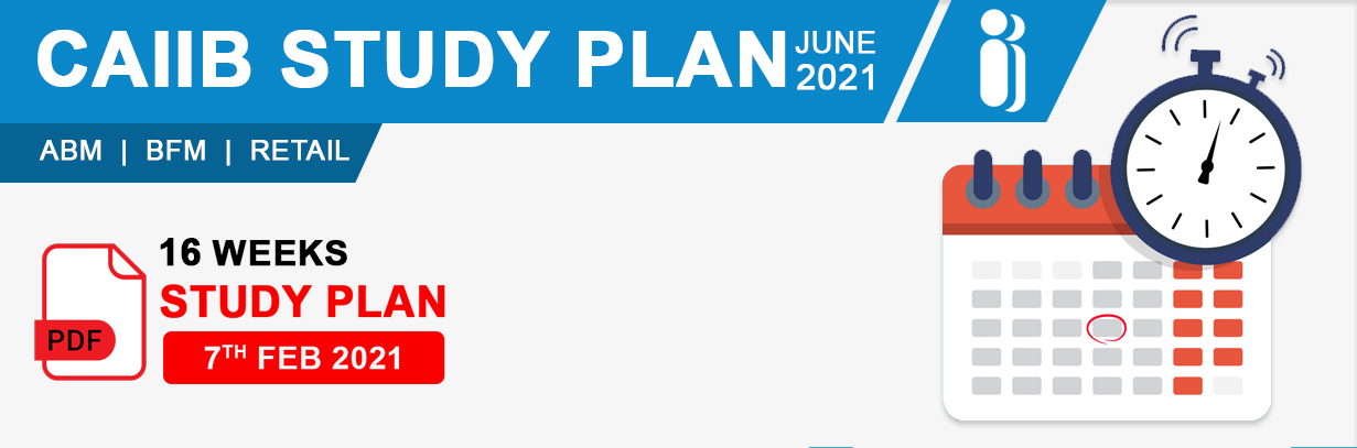 CAIIB Study Plan June 2021
