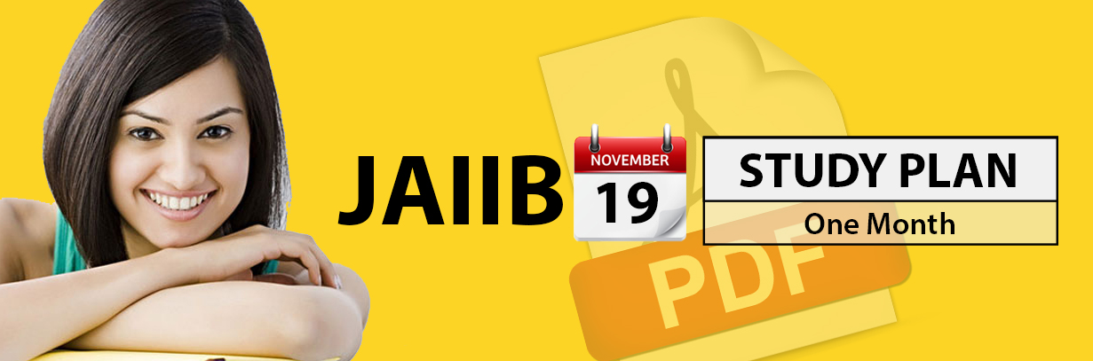 JAIIB One Month Study Plan - Nov 2019